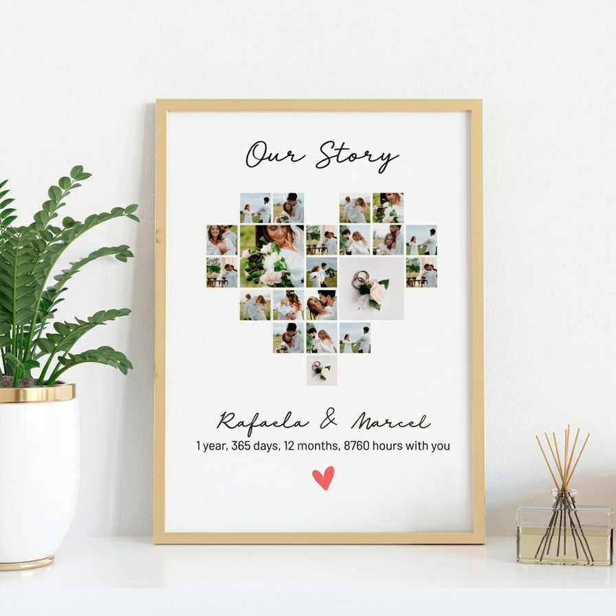 Personalised paintings for relationship anniversaries
