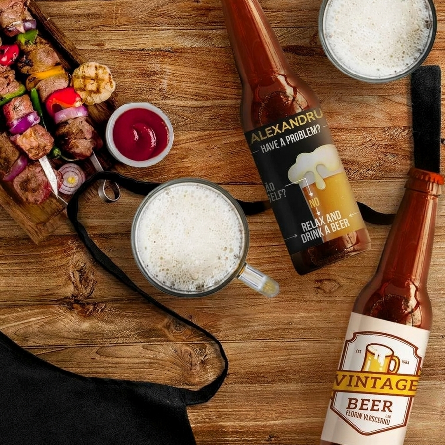 Personalised beer for him