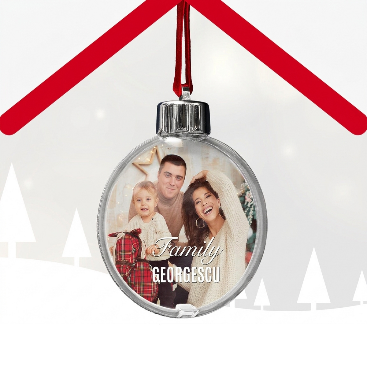 Personalised Christmas baubles