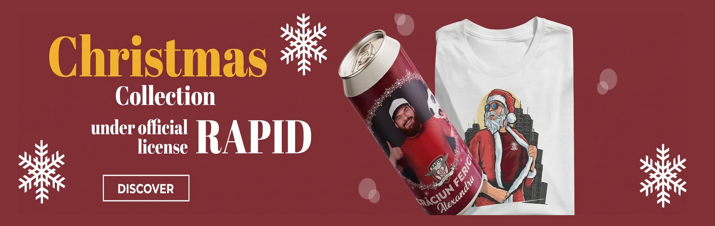 Personalised Christmas gifts under the official FC Rapid 1923 licence