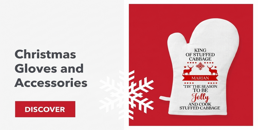 Christmas gloves and accessories