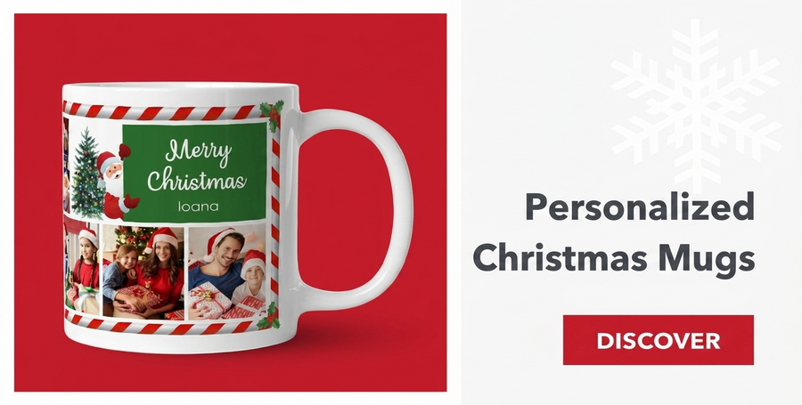 Personalised Christmas mugs