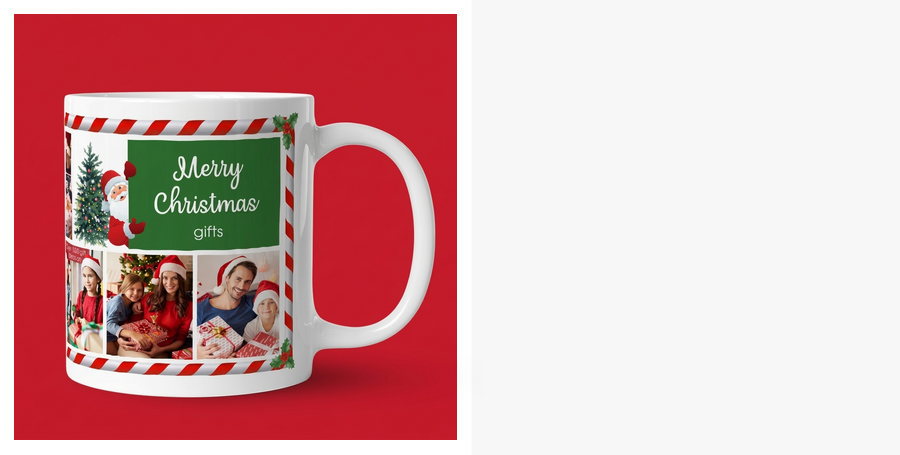 Personalised Christmas mugs