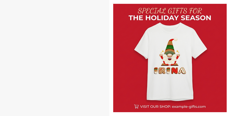 Personalised Christmas T-shirts