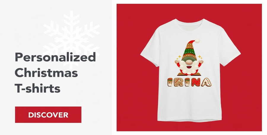 Personalised Christmas T-shirts