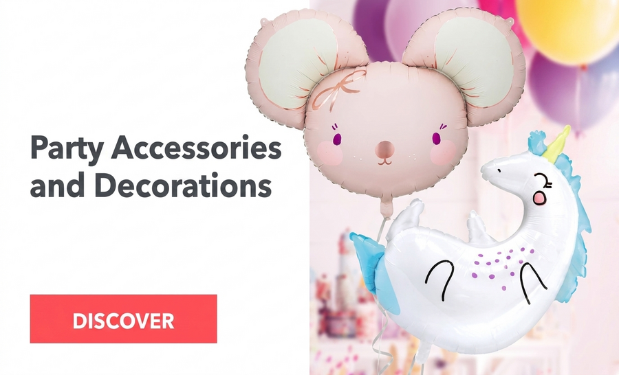 Party accessories and decorations