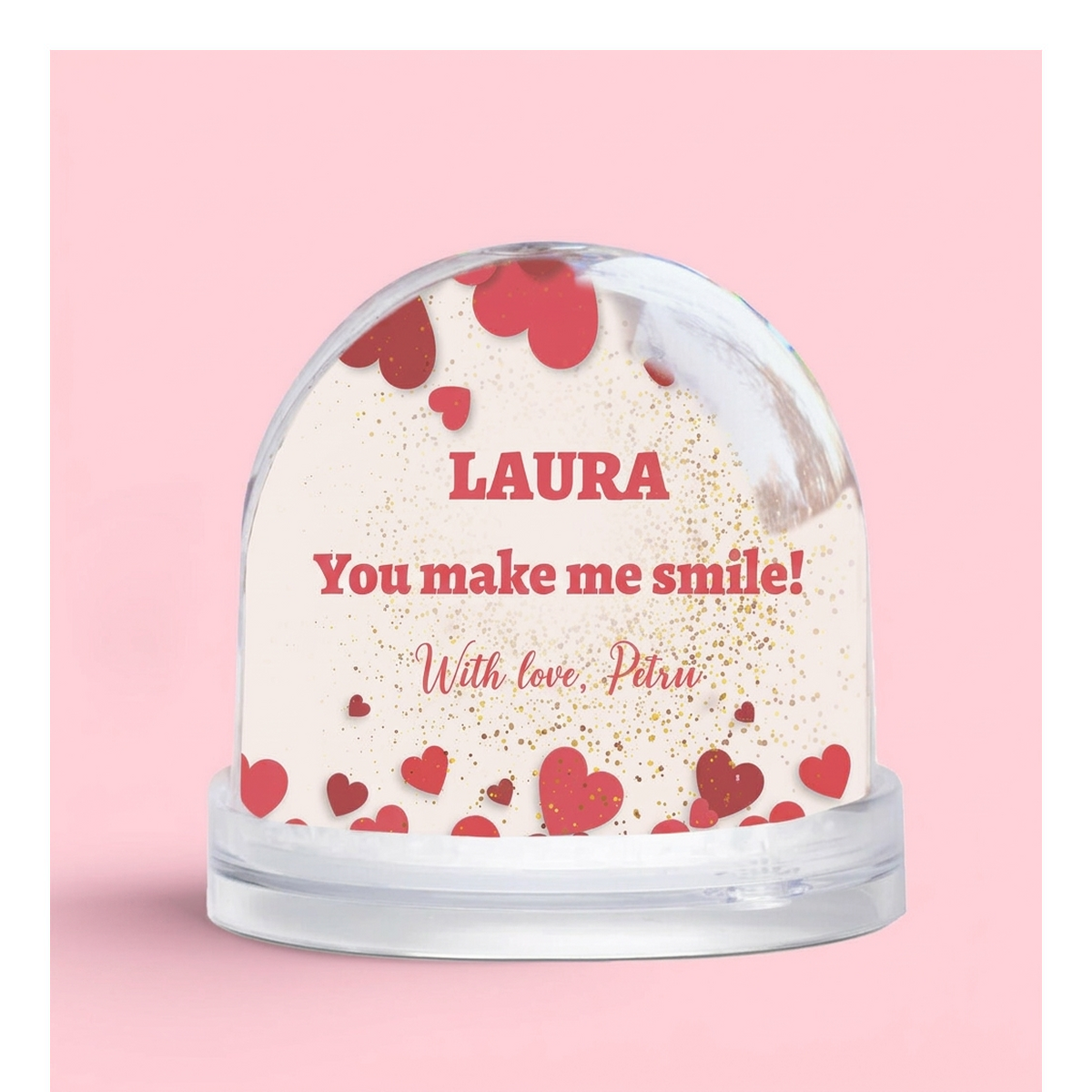 Globes and desk frames for Valentine