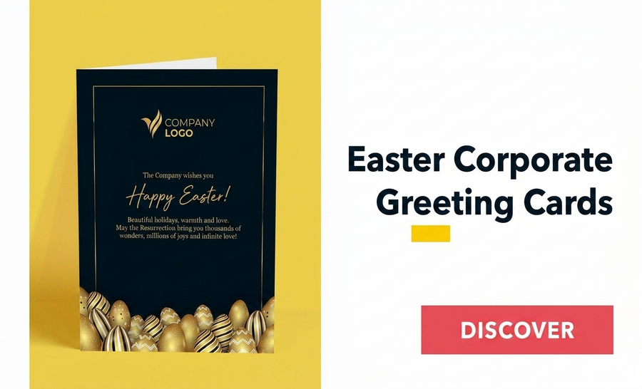 Easter greetings and corporate cards