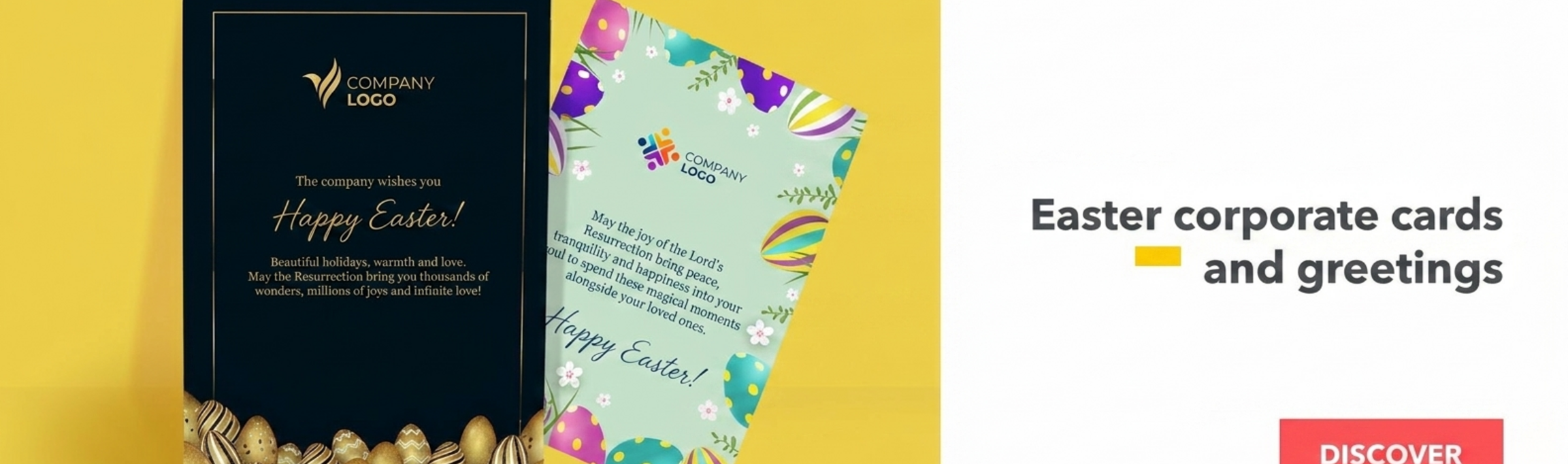 Easter greetings and corporate cards