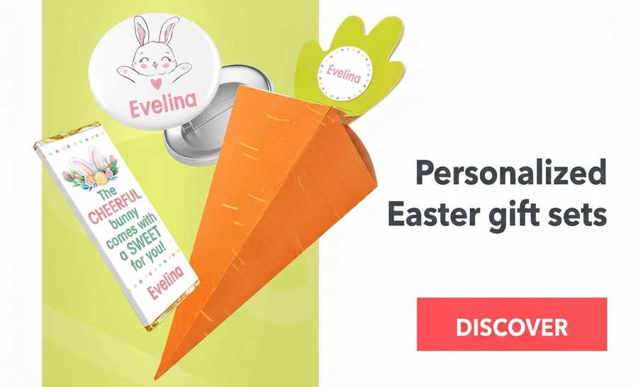 Personalised Easter gift sets