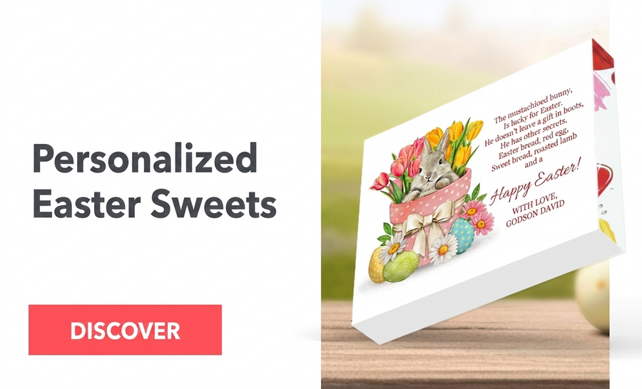 Personalised Easter sweets