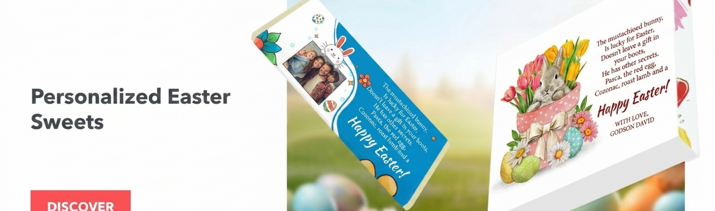 Personalised Easter sweets