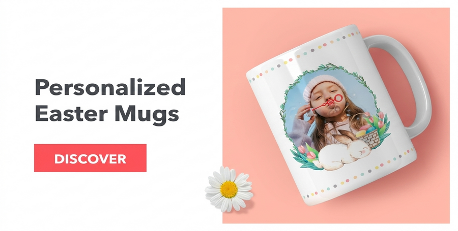 Personalised Easter mugs