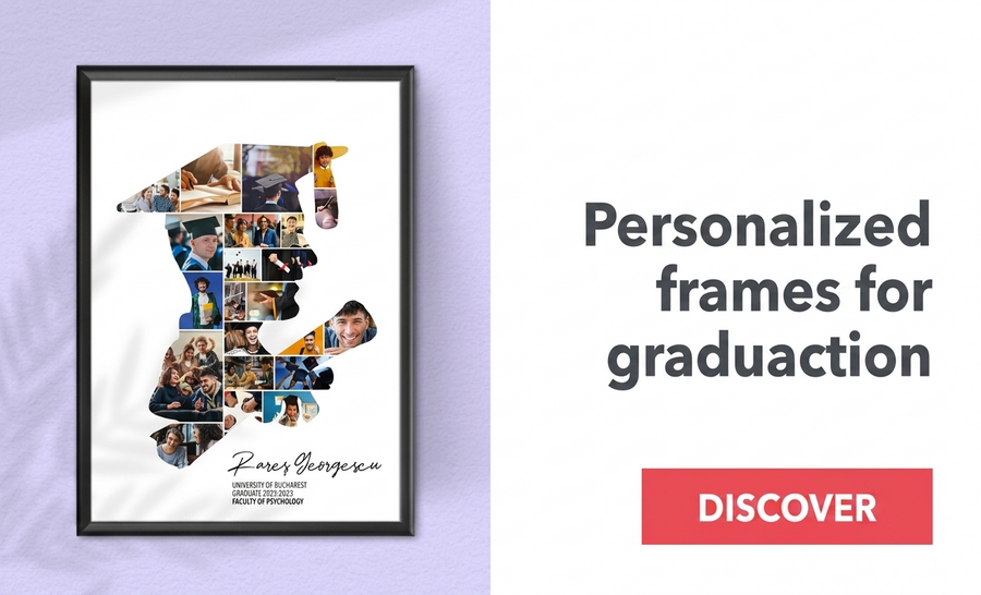 Paintings, frames and posters for graduation