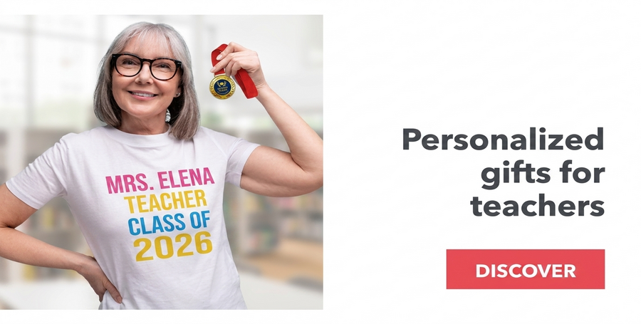 Personalised graduation gifts for teachers