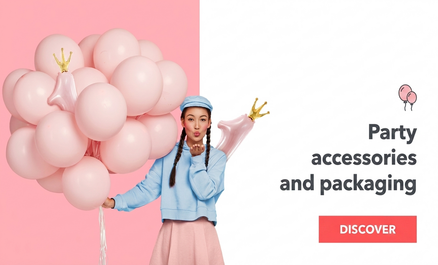 All party accessories and gift wrapping