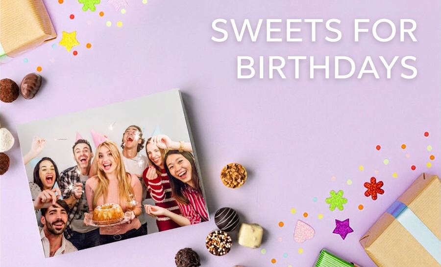 Personalised sweets for birthdays