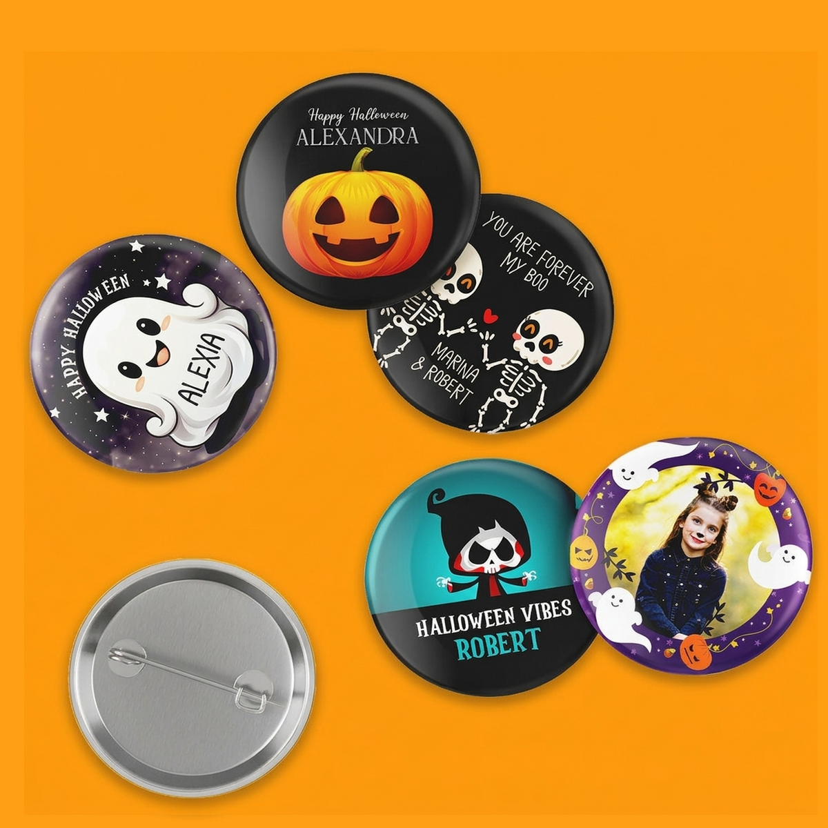 Halloween badges