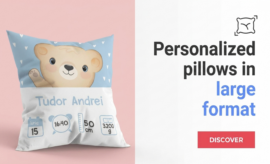 Personalised cushions - large format