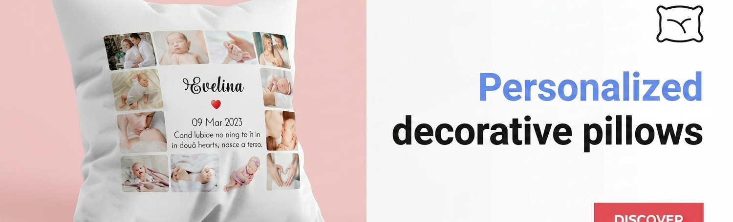 Personalised decorative cushions