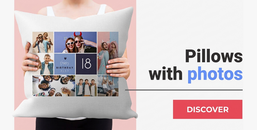 Personalised cushions with photos