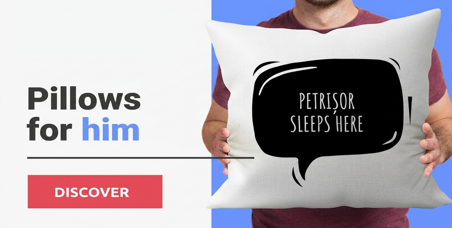 Personalised cushions for him