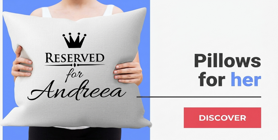 Personalised cushions for her