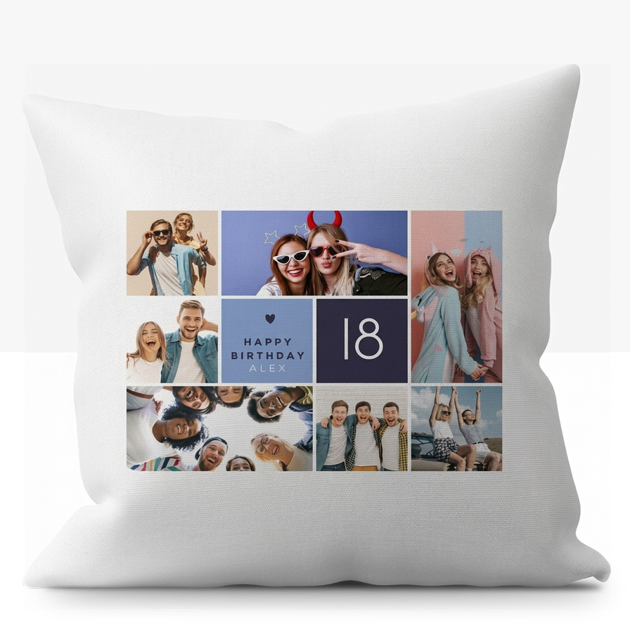 Personalised cushions for birthdays