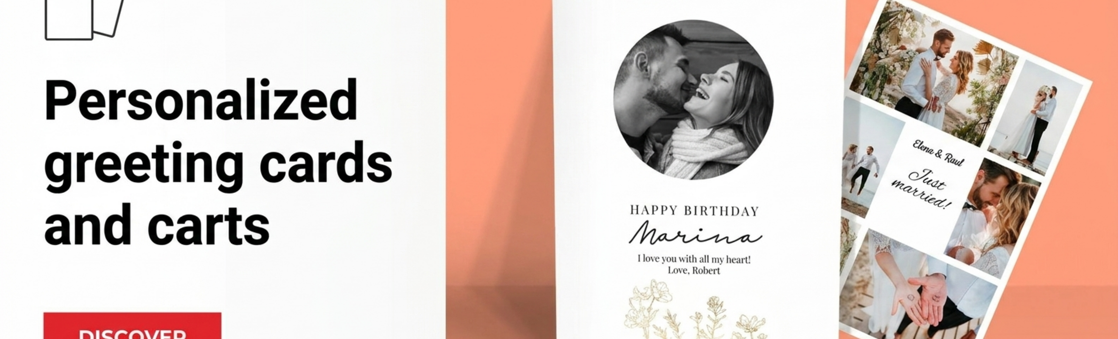 Personalised greeting cards and cards