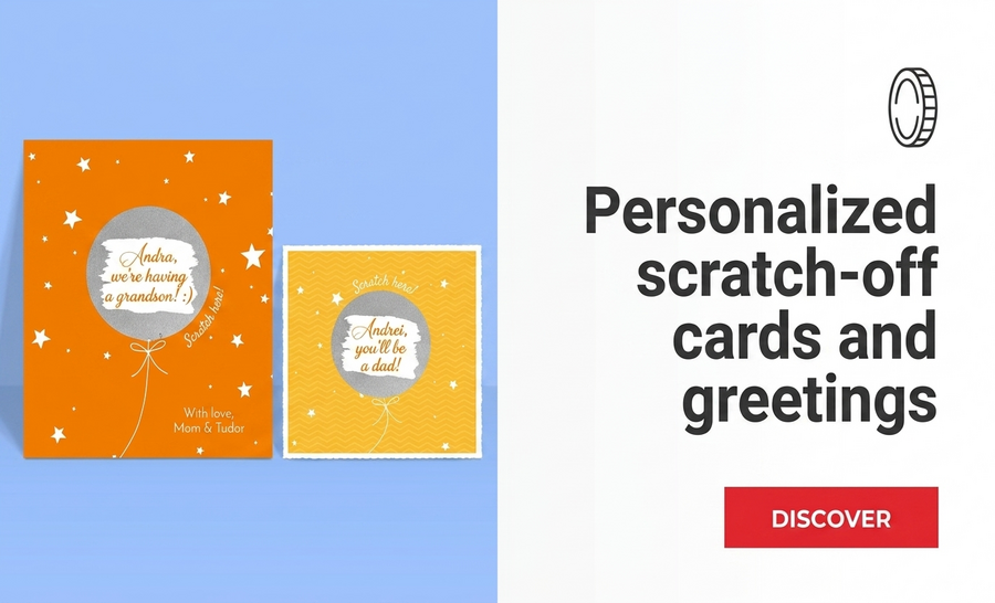 Reasonable personalised greeting cards and cards