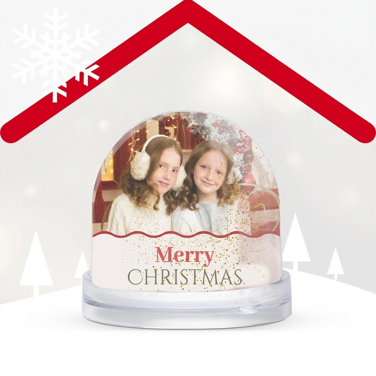 Personalised Christmas desk globes