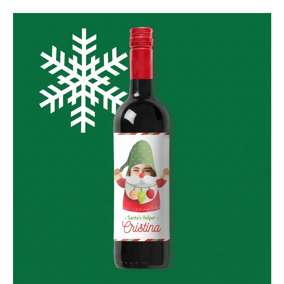 Personalised wine from Saint Nicholas