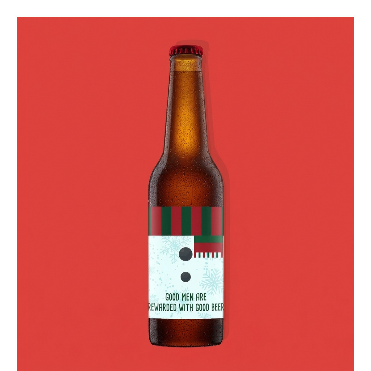 Personalised beer from Father Christmas