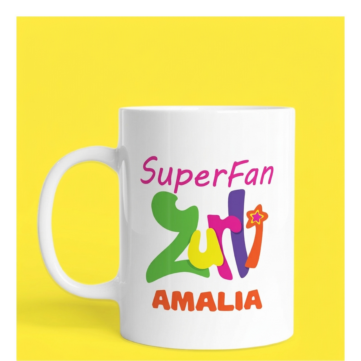 Personalised mugs under official licence from Gasca Zurli