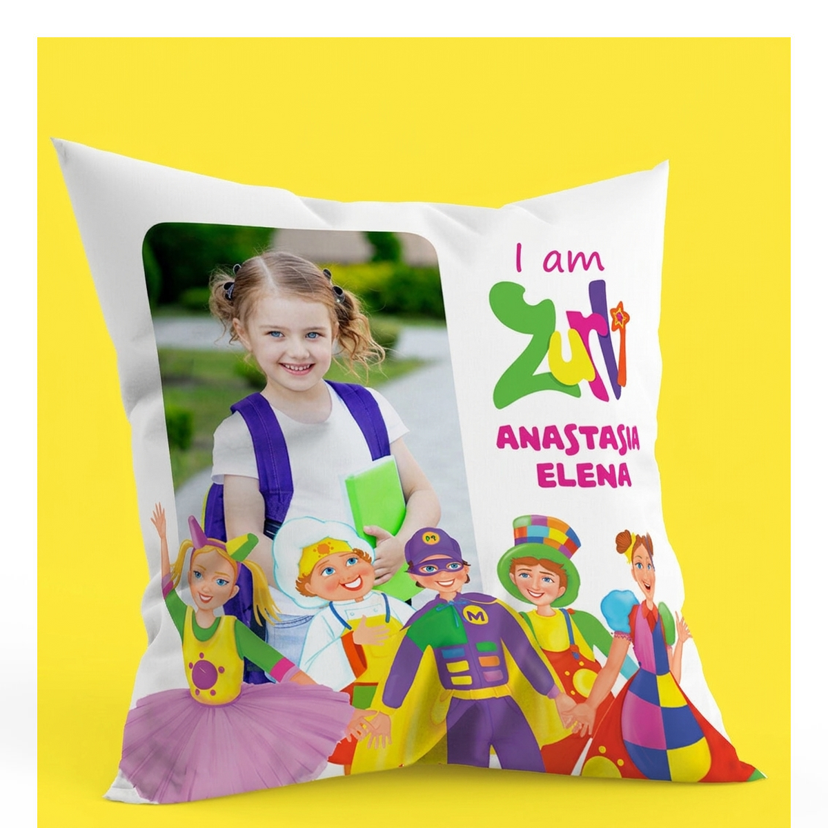 Personalised cushions under official licence from Gasca Zurli