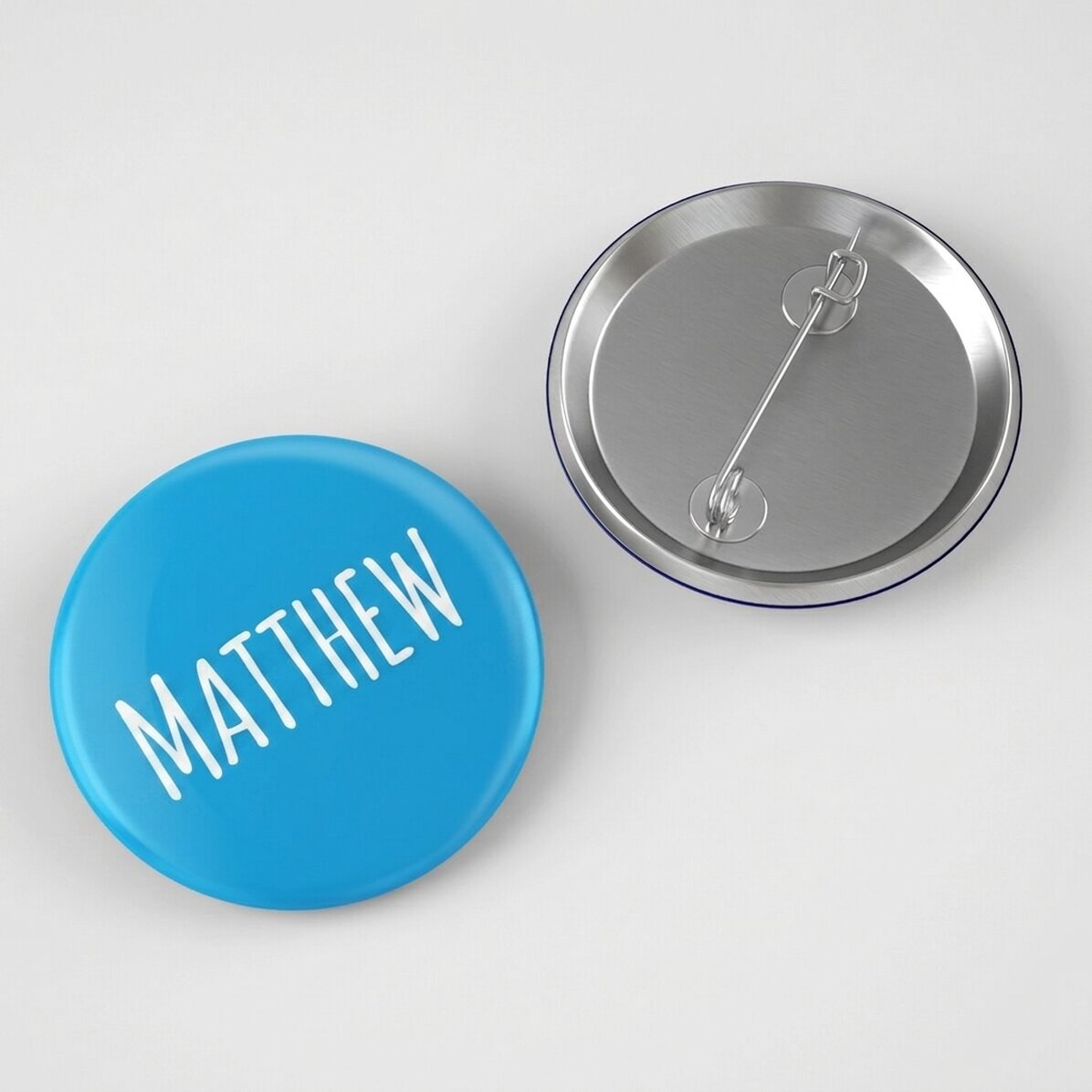 Personalised badge with your name