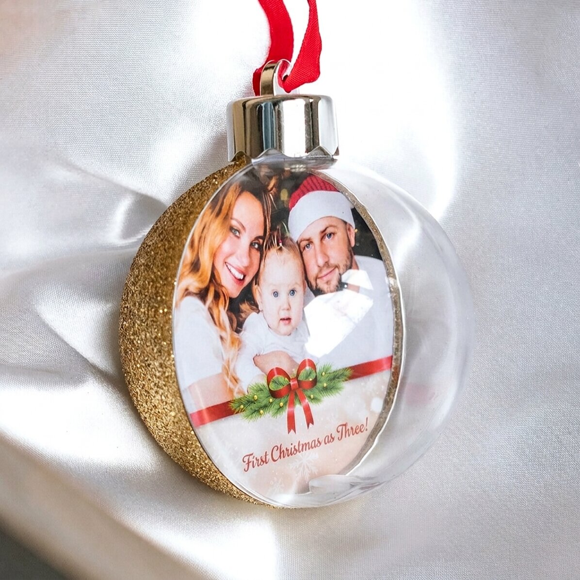 Personalised globe with photo and text - Fundita