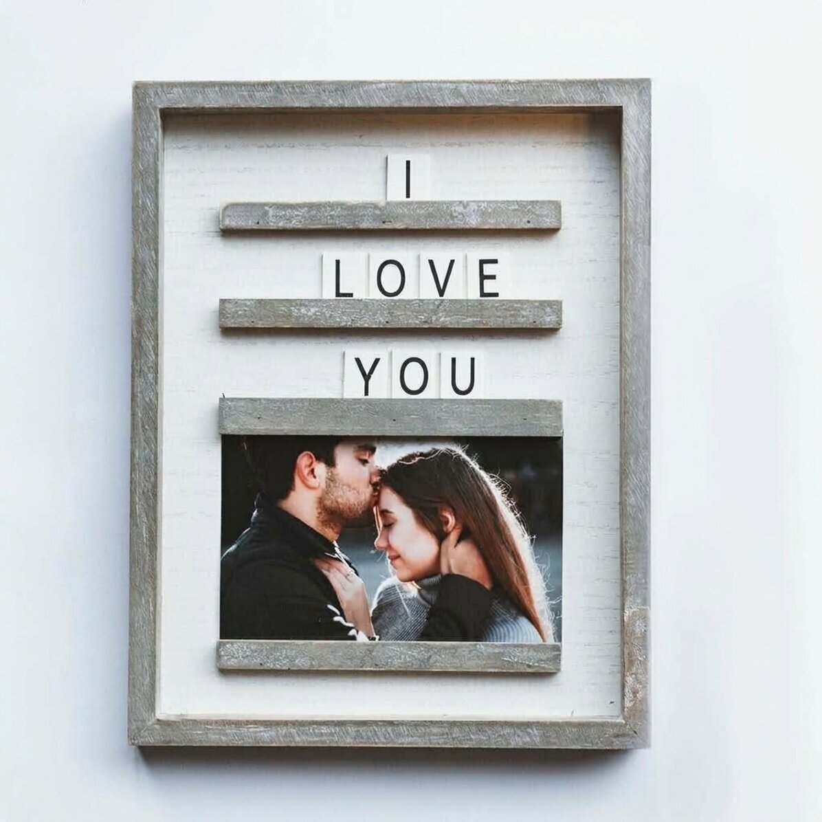 Photo frame with message and photo 23x29 cm