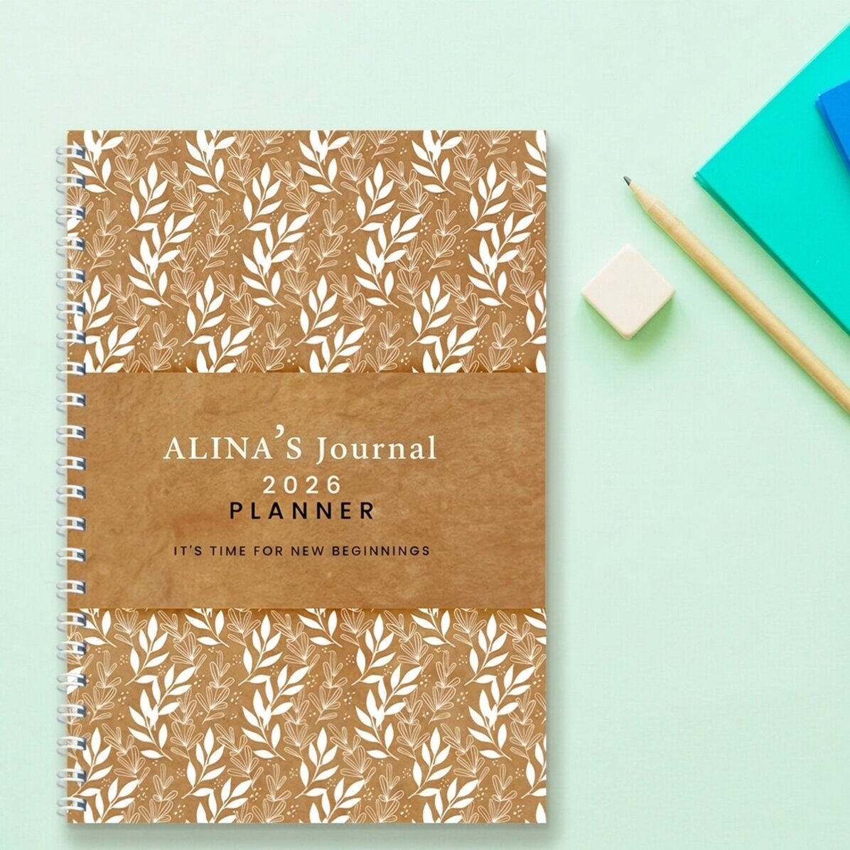 Personalised notebook with text - Planner
