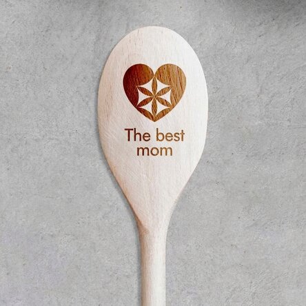 Personalised wooden spoon - The best mum
