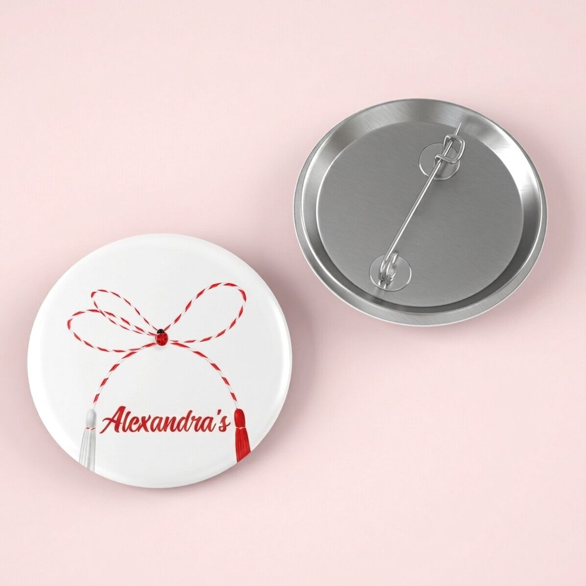 Personalised badge with your name