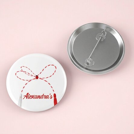Personalised badge with your name