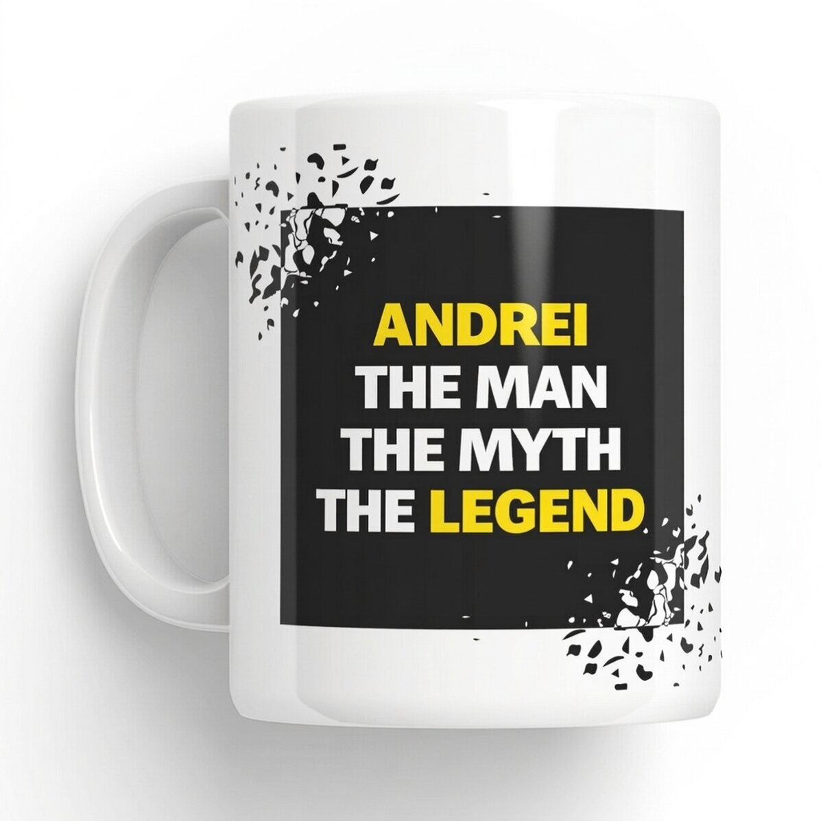 Personalised mug with text - The Legend