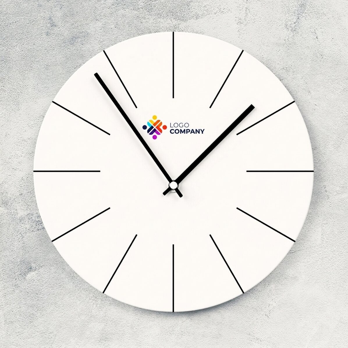 Personalised watch with logo - White