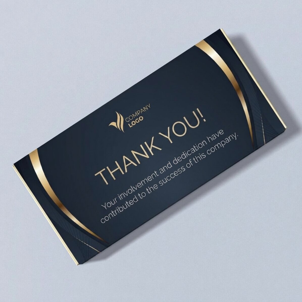 Personalised chocolate with logo and text - Greeting cards