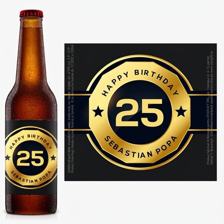 Personalised beer with text - Birthday Beer
