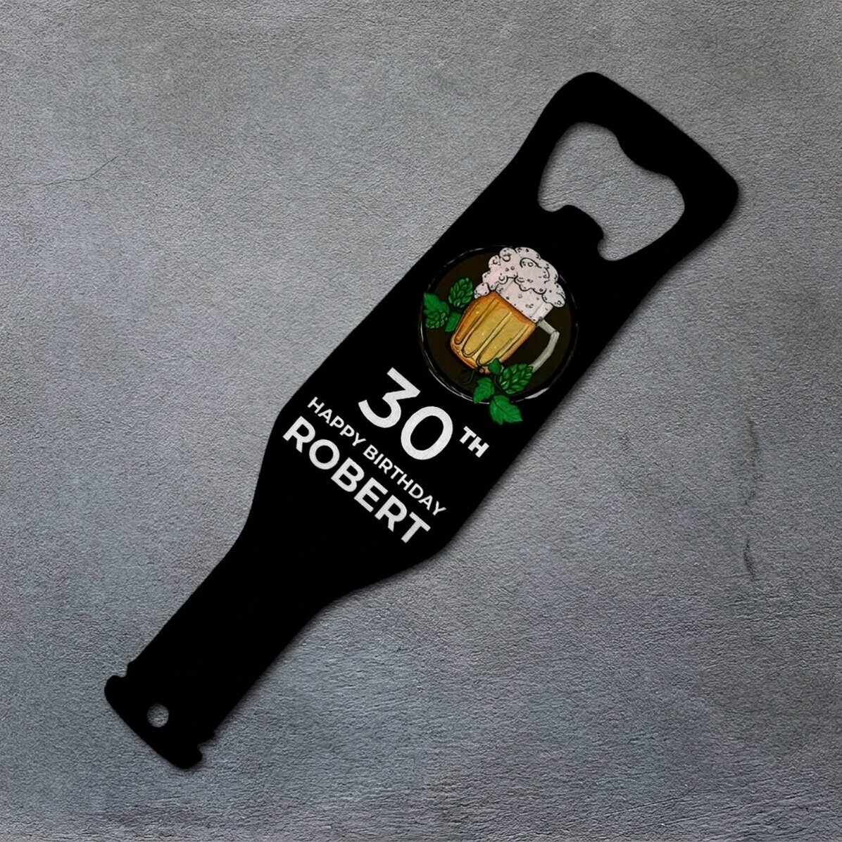 Personalised beer opener - Birthday