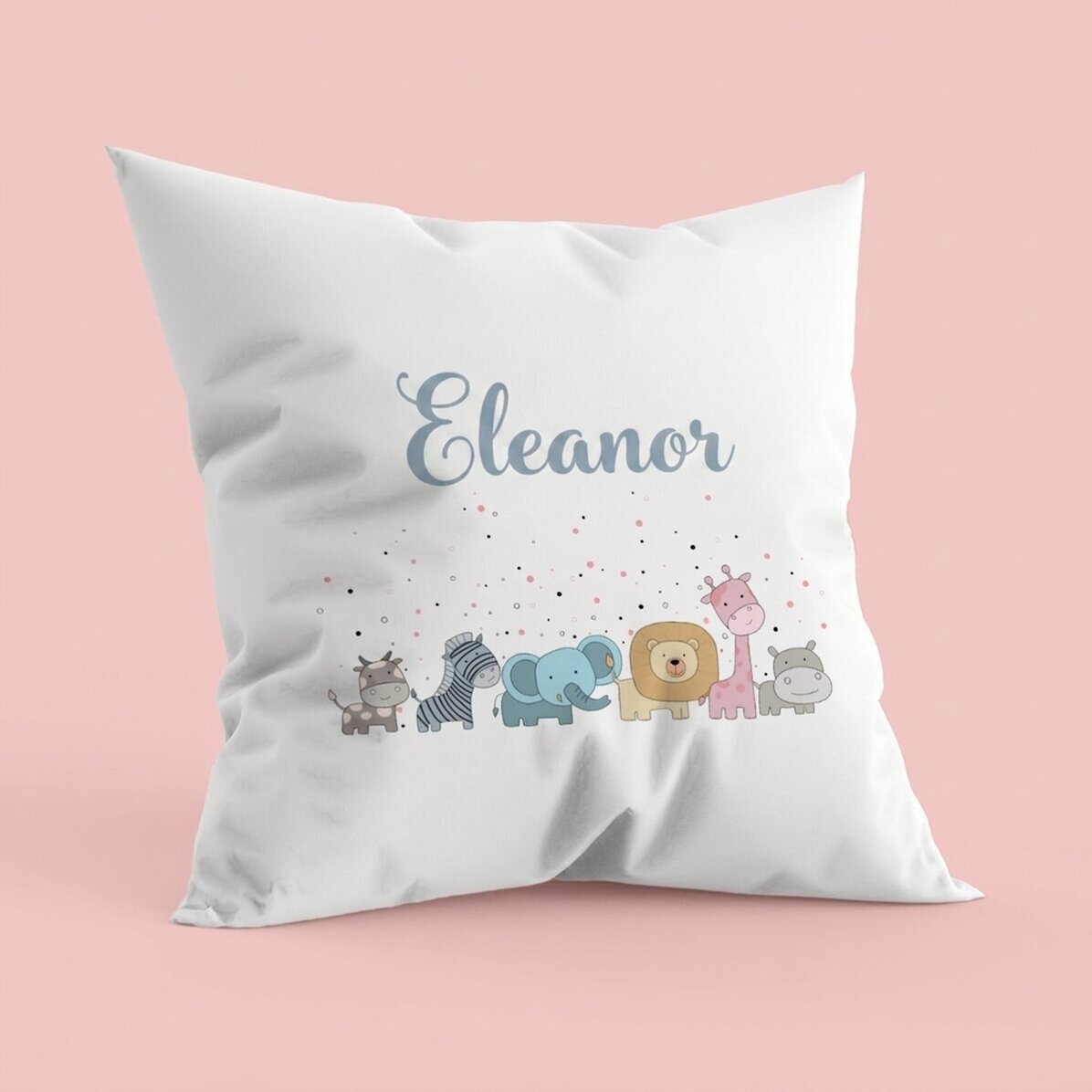 Personalised cushion with text - Baby