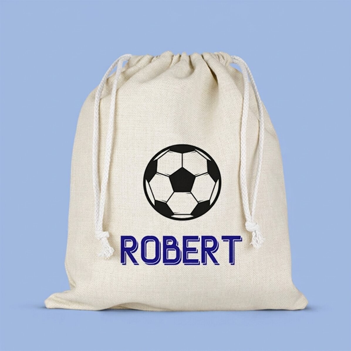 Medium personalised bag with name - Football