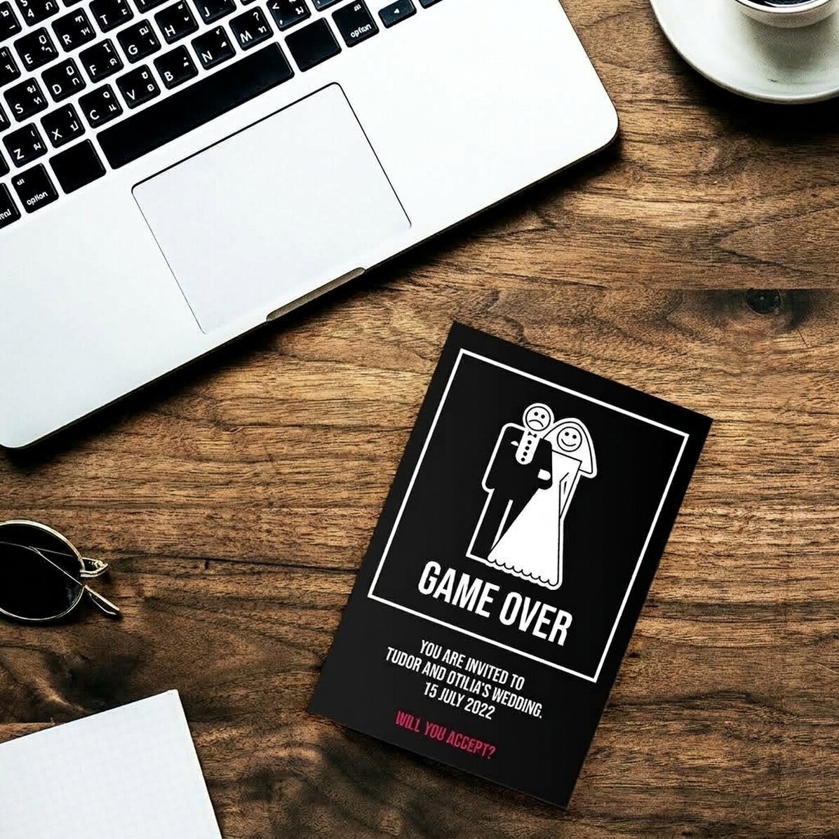 Personalised 10x15 cm photo - Game over